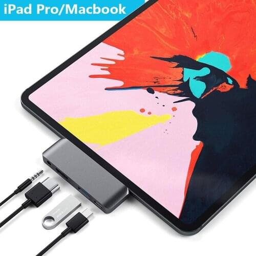 Usb c 3.0 adapter for macbook Pro 13 15 16 inch 4 port 4K HDMI Computer accessories multiport adapter Air 13 2020 A2179 A2159