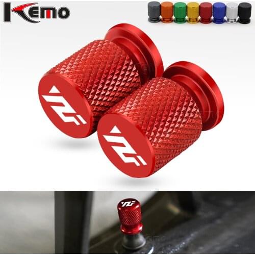 For YAMAHA YZF R1 R3 R6 R15 R25 R125 600R 750R 1000R Motorcycle Accessories Wheel Tire Aluminum Valve Stem Caps Airtight Covers