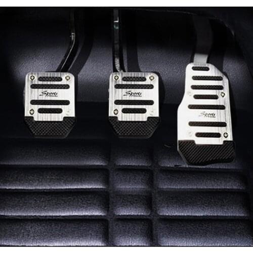 Aluminum alloy car anti-skid pedal accessories for EMGRAND Geely Vision SC7 MK CK Fiat Punto 500 Palio Renault Megane