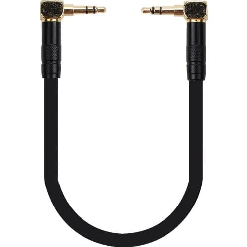 Fever grade AUX audio cable car with elbow 3.5mm male to male double head mobile phone car audio connection
