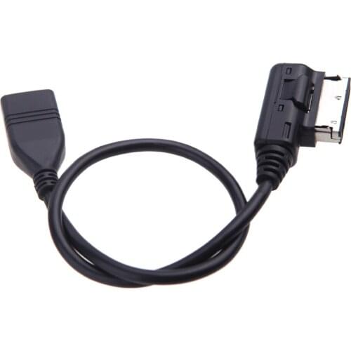 KKmoon Car Audio Cable Car Auto USB MP3 AUX Interface Audio Cable Adaptor for Mercedes-Benz