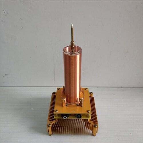 Tesla Coil Plays Music Ion Windmill Wreath Spacer Lamp Wireless Transmission Scientific Experiment