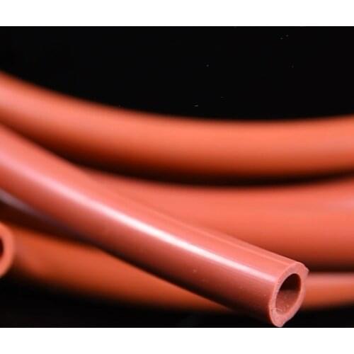 RED Silicone rubber tube 3x5 4x6 5x8 6x10 7X10 8X12 mm pipe Hose