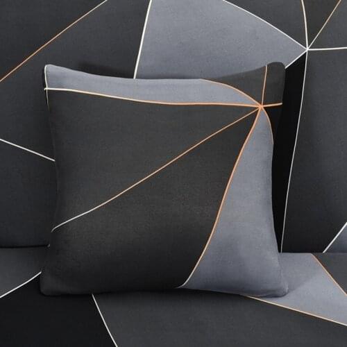 Geometric Flowers Plants Linen Pillow Cover Living Room Sofa Cushion Decorative Pillows Cover Home Simple Pillowcase 45X45CM