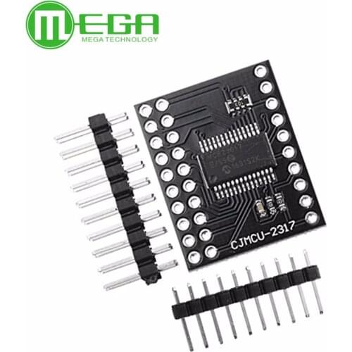 10pcs MCP23017 Serial Interface Module IIC I2C SPI MCP23S17 Bidirectional 16-Bit I/O Expander Pins 10Mhz Serial Interface Module