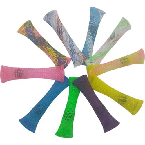 Marbles Ball Autism ADHD Anxiety Therapy Sensory Toys Braided Mesh EDC Stress Relief Hand Fidget Antistress Random Color