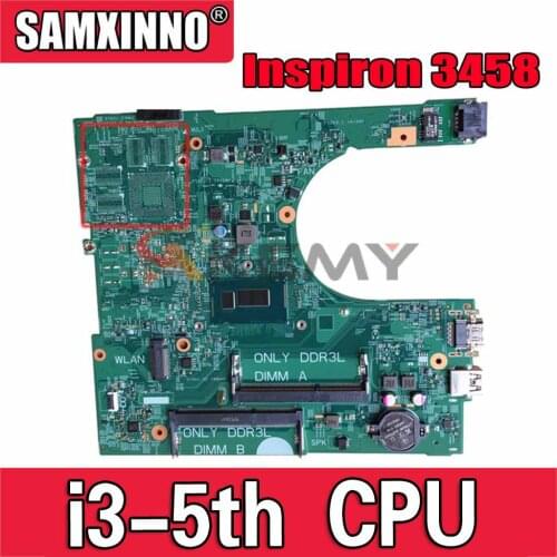 Original Laptop motherboard For DELL Inspiron 3458 3558 Core SR27G Mainboard CN-0PFT7H 0PFT7H 14216-1 i3-5005U