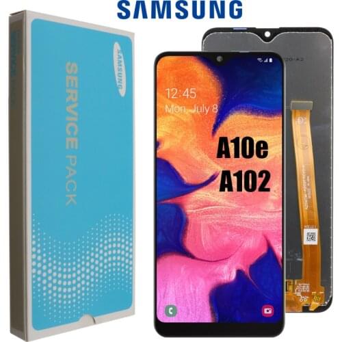 Original 5.8'' LCD For Samsung Galaxy A10E A102 SM-A102U SM-A102F/DS LCD Display Touch Screen Digitizer Assembly With Frame