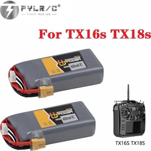 Rechargeable battery 7.4V 4000mAh 2S 8C FOR HJ TX16S TX18S TRemote Control Transmitter JST-XH and XT30 Plug Large Endurance