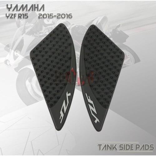 Protector Anti Slip Tank Pad Sticker Gas Knee Grip Traction Side Decal for YAMAHA YZF R15 YZF-R15 YZFR15 2015-2016