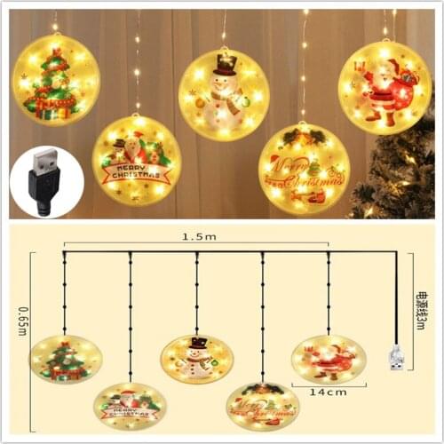 Christmas Curtain Icicle Lights LED String Lights Christmas Light for Room Garland Holiday Navidad Home Decor Wedding Decoration