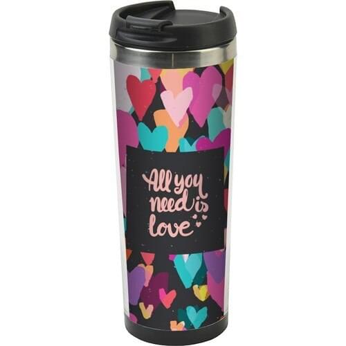 Allmug In Steel Thermos-All You Need Is Love