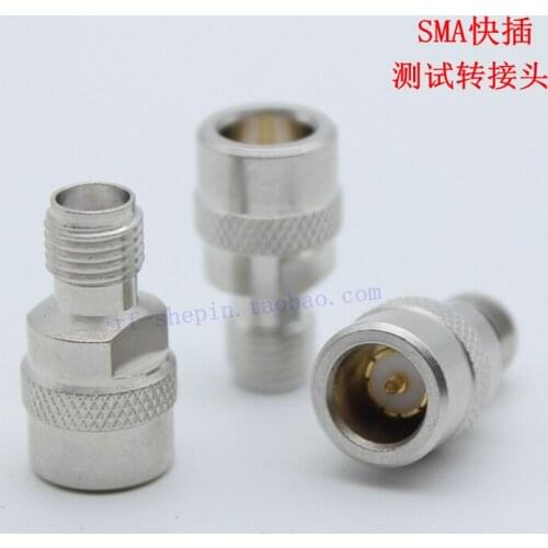 SMA Fast Plug SMA Male to Female Adapter Fast Plug Test Head 10GHz 6G Band Test Low Standing Wave