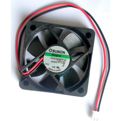 SUNON 5CM KDE2405PFVX DC 24V 5010 50*50*10 MM 2.2W 2 line Inverter Cooling Fan
