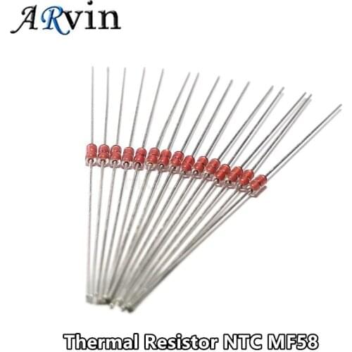 20pcs Thermal Resistor NTC MF58 3950 B 5% 1K 2K 5K 10K 20K 50K 100K 200K 500K 1M ohm Thermistor Sensor