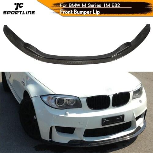 Carbon Fiber / FRP Front Bumper Lip Chin Spoiler Splitters Apron For BMW 1series E82 M Bumper 2012 - 2016
