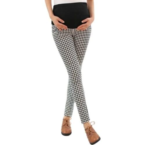 Spring Autumn pregnant women skinny pants knitted cotton blended maternity leggings ankle pencil pant