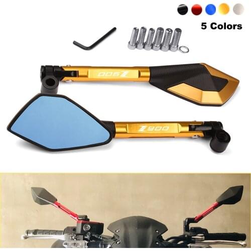 Z 900 Motorcycle CNC Aluminum Rear View Rearview Mirrors Side Mirror For Kawasaki Z900 Z 900 2017-2019 2020 2021 Accessories