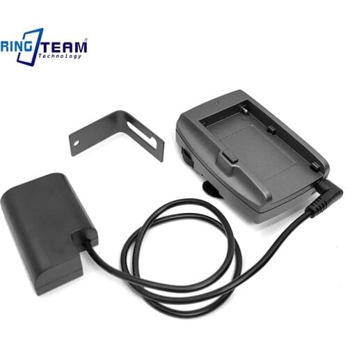 NP-F Battery Stock Plate + DMW BLF19E DC Coupler DMW-DCC12 for Panasonic Camera Lumix DMC-GH3 DMC-GH4 DMC-GH5 DMC GH3 GH4 GH5