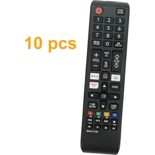 10 PCS/lot BN59-01315B For Samsung Smart TV Remote Control Replacement With Netflix Prime Video Rakuten TV Apps UE50RU7179