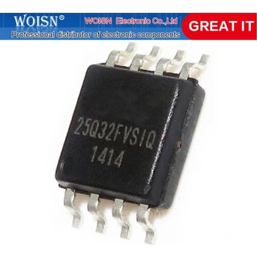 100PCS W25Q32FVSSIG W25Q32FVSIG 25Q32FVSSIG 25Q32FVSIG 25Q32 SOP8 SMD SOP In Stock