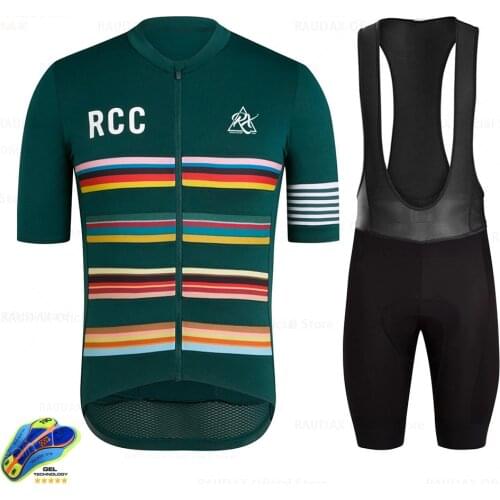 Rx Mens Cycling Jersey Set 2020 raudax High Quality Summer Cycling Clothing Set Racing Sport Bicycle Jerseys Bike Uniform