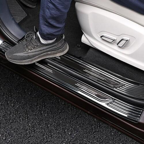 8pcs for MG HS 2021 Threshold bar welcome pedal Decorative protective cover