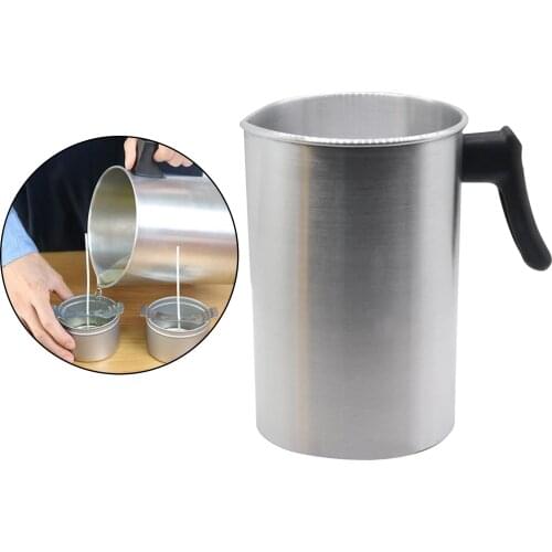 Aluminium Wax Melting Pot & Heat-Resisting Handle Wax Beeswax Candle Making