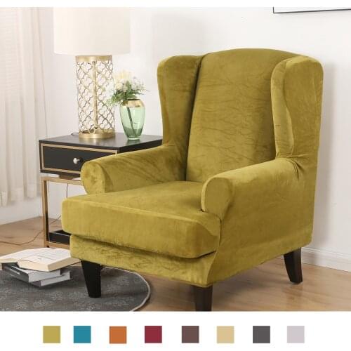 Sofa Covers Stretch Polyester Fabric Settee Cover Furniture Protector for Sofa Chair 1 Seater Sofa Slipcover for Living Room