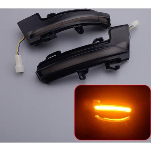 Dynamic Sequential Amber Turn Signal LED Rearview Mirror Indicator Blinker Light Led Lamp fit for Skoda Octavia Mk3 5E 2013-2019