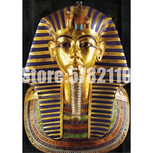 Diy Diamond Embroidery Egyptian Pharaoh Golden mask Rhinestone Full Square Diamond Painting Cross Stitch Kit Mosaic Home Decor