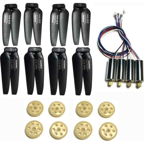 4DRC F10 wifi fpv Rc Drone 4d-f10 rc Quadcopter Spare Parts cw ccw Motor Engines Blades Propellers Gears set