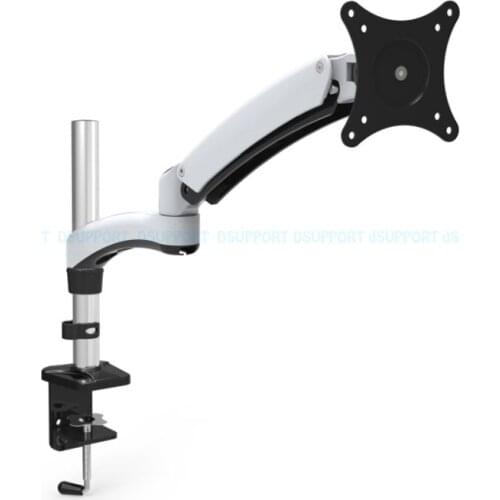 DS112C Full Motion Desktop 15"-27" LCD LED Monitor Holder Arm TV Mount Bracket Loading 3-8kgs VESA 75/100mm