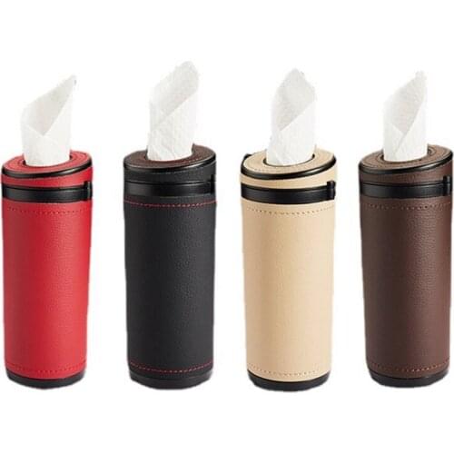 Tissue Box General Auto Round Paper Tube Safety Broken Window Tissue Cup Interior Decoration Car Home Paper Tube