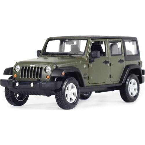 Maisto 1:24 2015 Jeep Wrangler Unlimited Off-road Vehicle Static Simulation Diecast Alloy Model Car