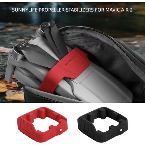 Soft Silicone Propeller Blade Stabilizer Fixing Strap for DJI Mavic Air 2 Drone Quick Release Propeller Holder Tape Fixer