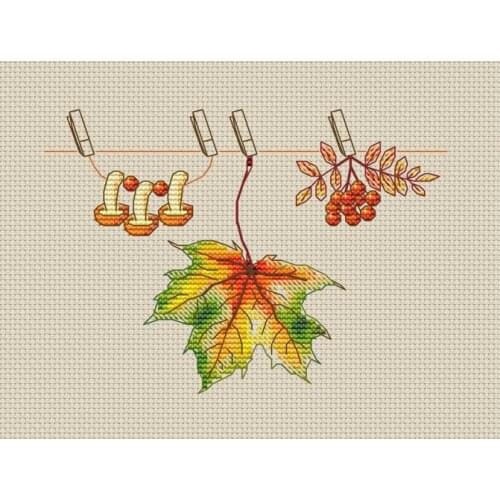 Embroidery Kits Cross Stitch Dog with Sunflower Picture Home Decoration Printed For Needlework sets Autumn Gift 25-21