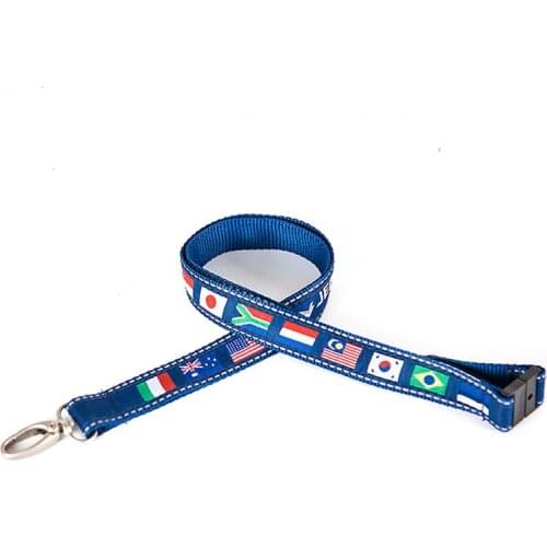 New Boeing / Jeppesen International Universal World National Flag Lanyard /Multi-colour Sling for Flight Crews ID Card