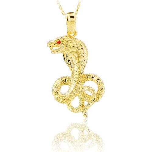 Snake Necklace 925 Sterling Silver Medusa Necklace Snake Goddess Necklace