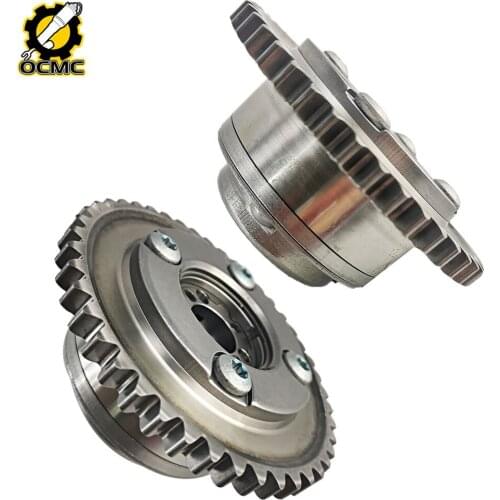 Pair Fit For Mercedes W204 C250 SLK250 2710503347 2710503447 Camshaft (Exhaust+Intake) Adjuster Actuator
