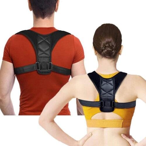 Brace Support Back Belt Adjustable Back Posture Pain Belt Corrector Clavicle Spine Back Shoulder Lumbar Posture Correction