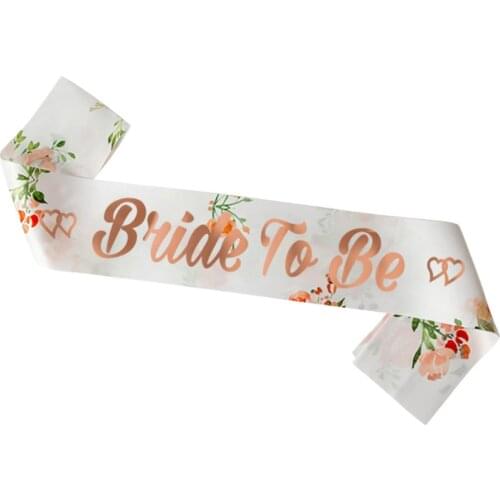 Bride To Be Sash Bridesmaid Maid of Honor Mother of the Bride Groom Wedding Engagement Bachelorette Party Bridal Shower Decor