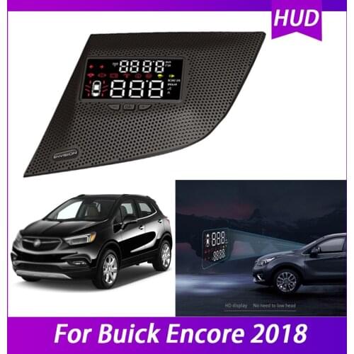 Car HUD Head Up HD Display Windscreen For Buick Encore 2018 Speedometer Projector On the Windshield Screen Projector