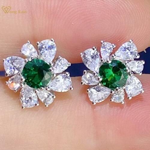 Wong Rain Earrings With Stones