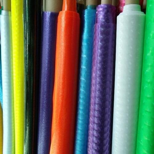 1 yard Manufacturers selling diamond gem lines PVC colored transparent embossed film Fabric