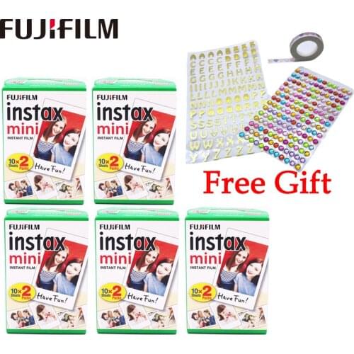 20-100 sheets Fuji Fujifilm instax white Colour Edge Fims for instax mini 11 8 9 7 7s 90 25 50 sp1 Photo Camera paper