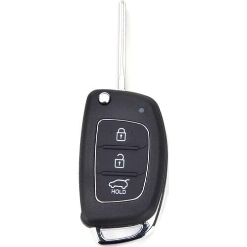 2017 Flip Key Shell Fit for HYUNDAI Ix45 Santa Fe Remote Key Case Fob 3 Button