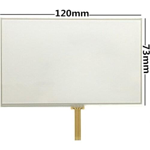 5 inch Resistance screen 120*73 120mm*73mm handwritten navigation GPS MP5 MP4 touch screen panel