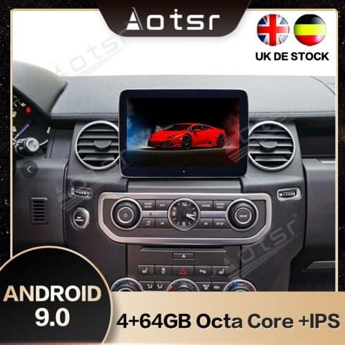 AOTSR Octa Core Android 9.0 Car GPS Navigation Radio For Land Rover Discovery 4 Android Screen Multimedia Fast boot HD Screen