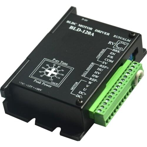 BLD-120A CE ROHS Brushless DC Motor Driver BLDC Controller BLD-120A For 120W Less 42 Under/Over-voltage Over-current Stall Hall